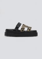 Σανδάλια flatforms με print Mariella Fabiani 2554/91