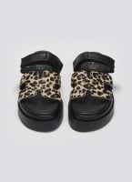 Σανδάλια flatforms με print Mariella Fabiani 2554/91