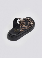 Σανδάλια flatforms με print Tfp