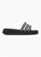 Σανδάλια flatforms με στρας tfp
