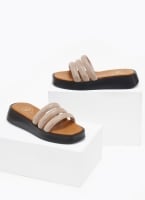Σανδάλια flatforms με στρας tfp