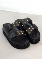 Σανδάλια flatforms με τρουκς ATENEO