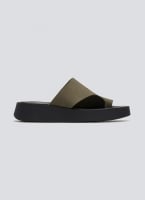 Σανδάλια flatforms nubuck με δάκτυλο Tfp