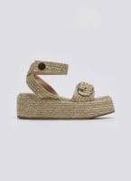 Σανδάλια flatforms ψάθινα Mariella Fabiani 2512/05