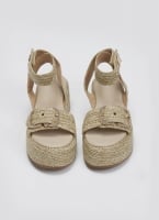 Σανδάλια flatforms ψάθινα Mariella Fabiani 2512/05