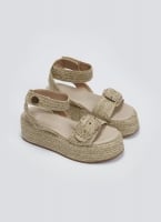 Σανδάλια flatforms ψάθινα Mariella Fabiani 2512/05
