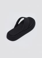 Σανδάλια flatforms υφασμάτινα