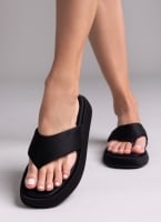 Σανδάλια flatforms υφασμάτινα