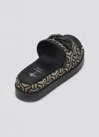 Σανδάλια flatforms υφασμάτινα με print Mariella Fabiani 2521/91