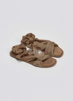 Σανδάλια lace up με κόμπο Corina