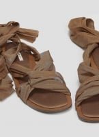 Σανδάλια lace up με κόμπο Corina