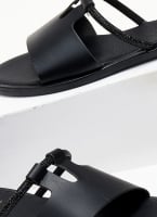Σανδάλια με μικρό άνοιγμα και στρας Estil