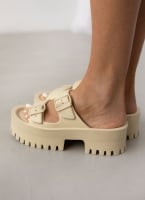 Σανδάλια platforms sporty με φάσες