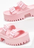 Σανδάλια platforms sporty με φάσες