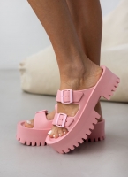Σανδάλια platforms sporty με φάσες
