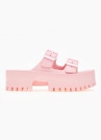Σανδάλια platforms sporty με φάσες