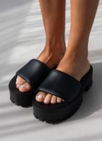 Σανδάλια sporty platforms με φαρδιά φάσα