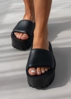 Σανδάλια sporty platforms με φαρδιά φάσα