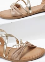 Σανδάλια suede με crossover λουράκια ERYNN