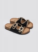 Σανδάλια suede με τοκάδες ERYNN