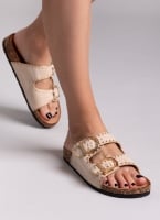Σανδάλια suede με τοκάδες ERYNN