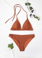 Σετ basic bikini με τρίγωνο top