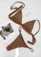 Σετ bikini με ρίγες