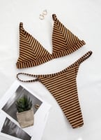 Σετ bikini με ρίγες