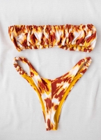 Σετ bikini με σούρες στο τοπ