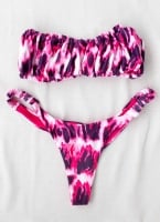 Σετ bikini με σούρες στο τοπ