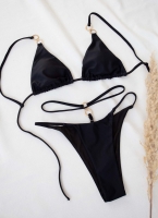 Σετ bikini τριγωνάκι με κρίκους