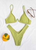 Σετ bikini τριγωνάκι με μπανέλα