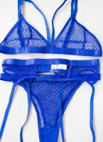 Σετ εσώρουχα see through με ζαρτιέρες