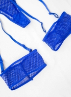 Σετ εσώρουχα see through με ζαρτιέρες