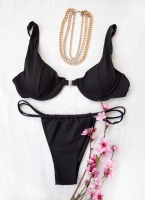 Σετ high leg bikini με κλιπ κούμπωμα