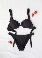Σετ lurex bikini με κρίκους