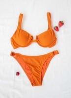 Σετ lurex bikini με κρίκους