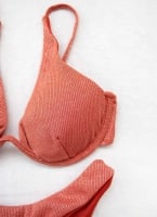 Σετ lurex bikini με μπανέλα