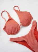 Σετ lurex bikini με μπανέλα