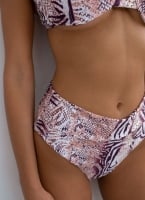 Σετ μπικίνι corset με animnal print