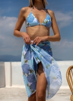 Σετ μπικίνι floral με παρεό