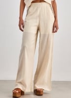 Σετ ρούχων λινό με boho σχέδιο
