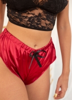 Babydoll σατέν με bralette δαντέλα