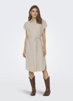 Shirt dress με δετό ζωνάκι ONLY 15320260