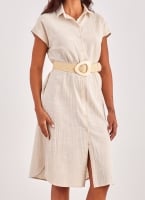 Shirt dress με δετό ζωνάκι ONLY 15320260