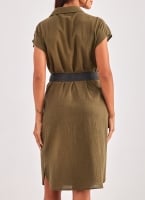Shirt dress με δετό ζωνάκι ONLY 15320260