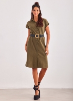Shirt dress με δετό ζωνάκι ONLY 15320260