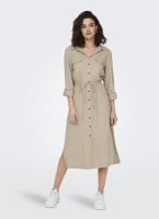 Shirt dress με λινό ONLY 15278720