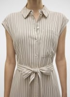 Shirt dress ριγέ αμάνικο με λινό Vero Moda 10282532