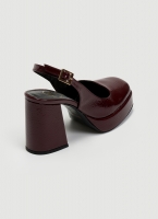Γόβες Slingback λουστρίνι με ανοιχτή φτέρνα tfp